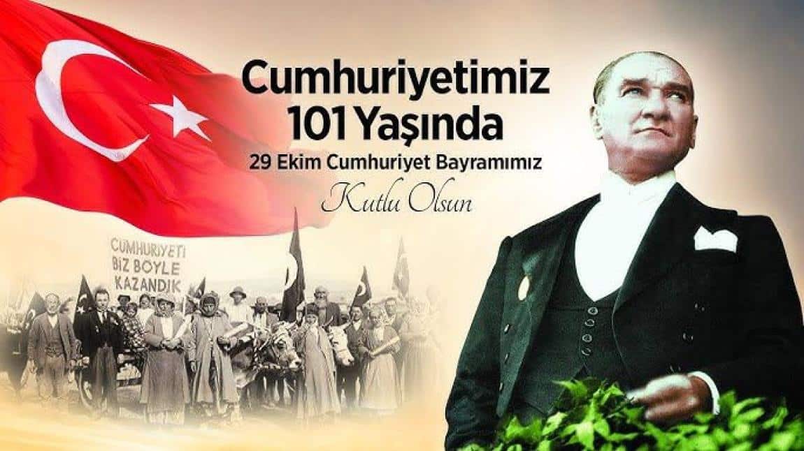 29 Ekim Cumhuriyet Bayramı' mız kutlu olsun.